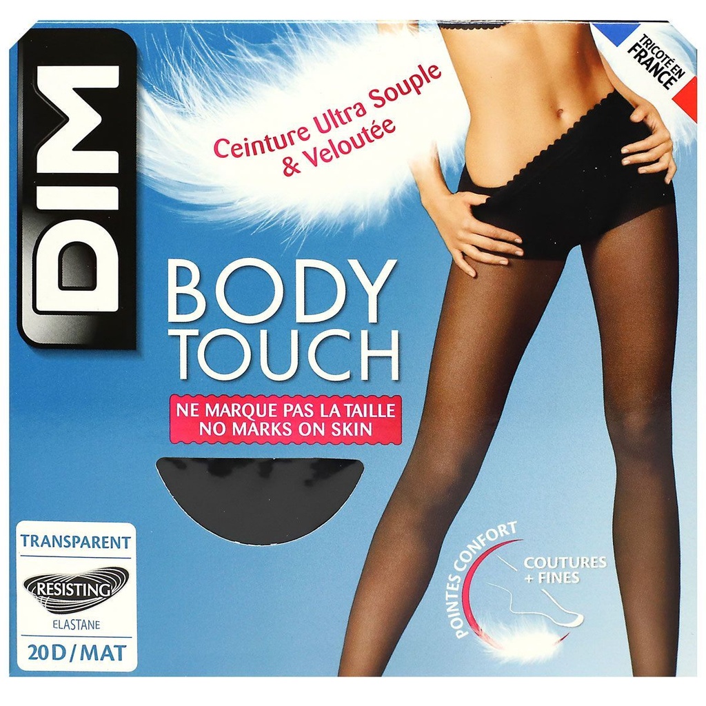 Body Touch Collant Femme Voile Noir T4 Dim
