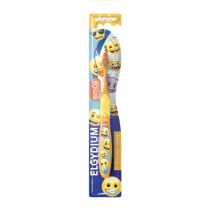 Brosse à Dents Souple Junior 7/12 Ans Emoji Elgydium