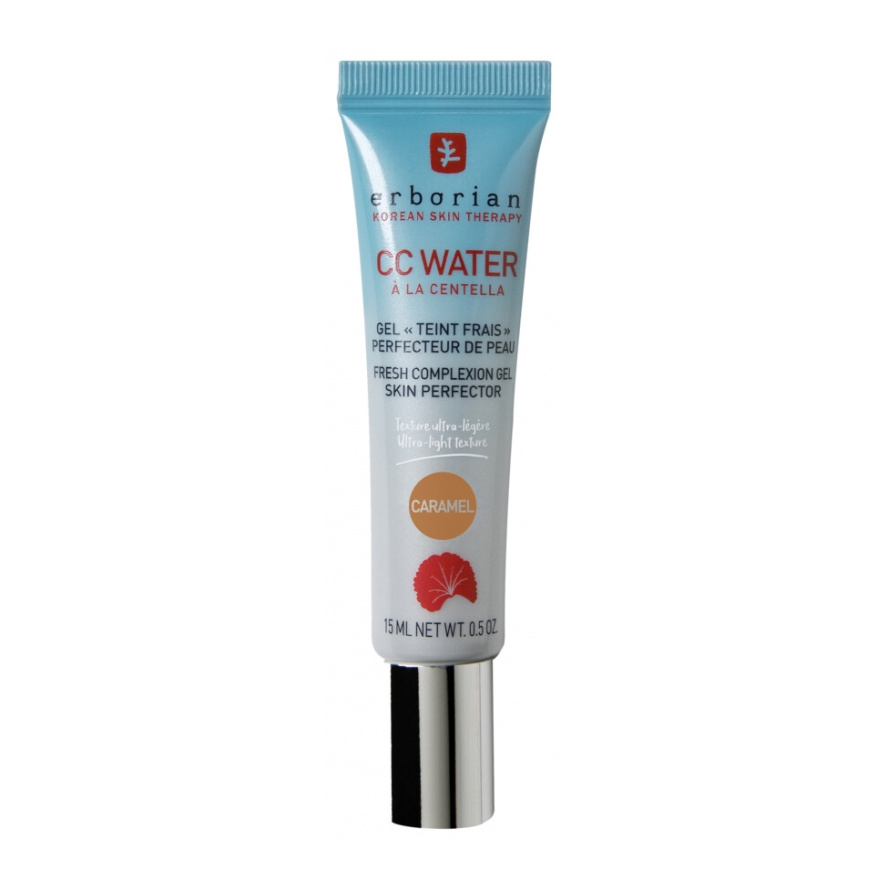 CC Water à la Centella Gel Teint Frais Perfecteur de Peau Teinte Caramel 15ml Erborian