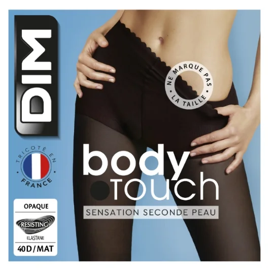 Collant Opaque Noir Mat 40D T4 Body Touch DIM