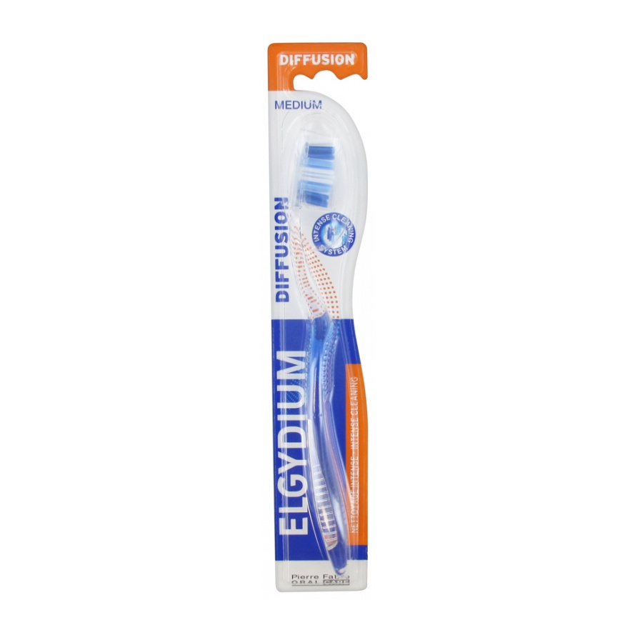 Diffusion Brosse à Dents Medium Vert Elgydium
