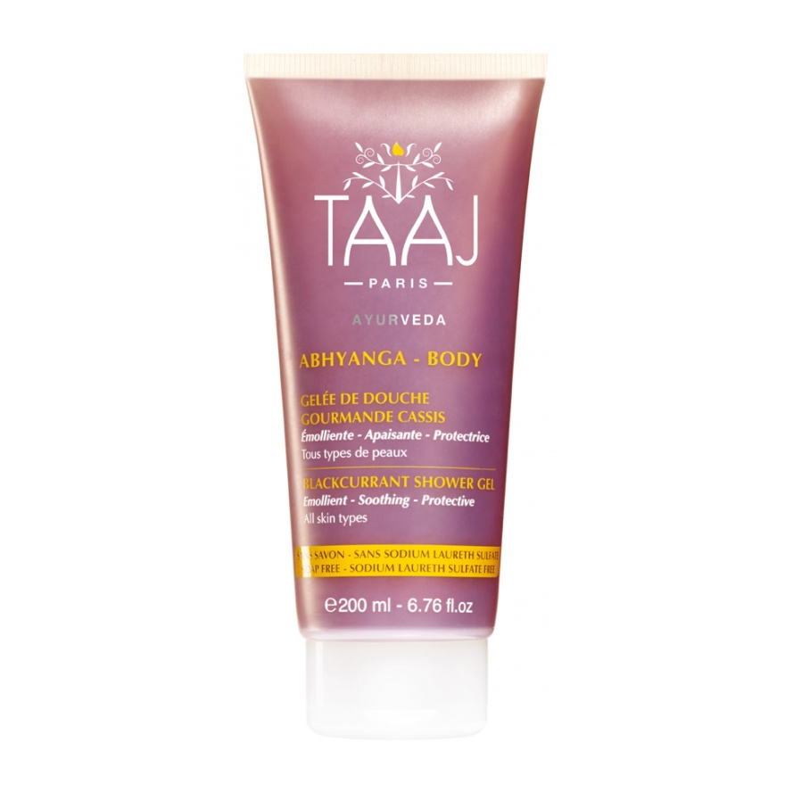 Abhyanga Gelée de Douche Gourmande Cassis 200ml Taaj